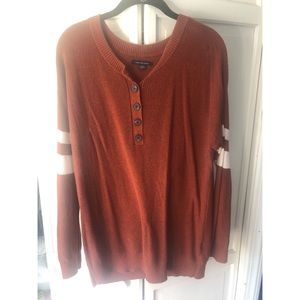 American eagle, burnt orange sweater